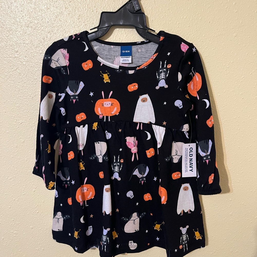 Old Navy Kids' Black with Halloween inspired print.
